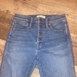 Madewell 10” high rise skinny jeans womens 26